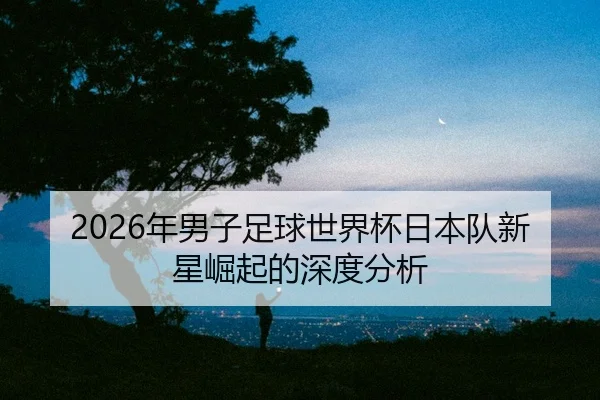 2026年男子足球世界杯日本队新星崛起的深度分析